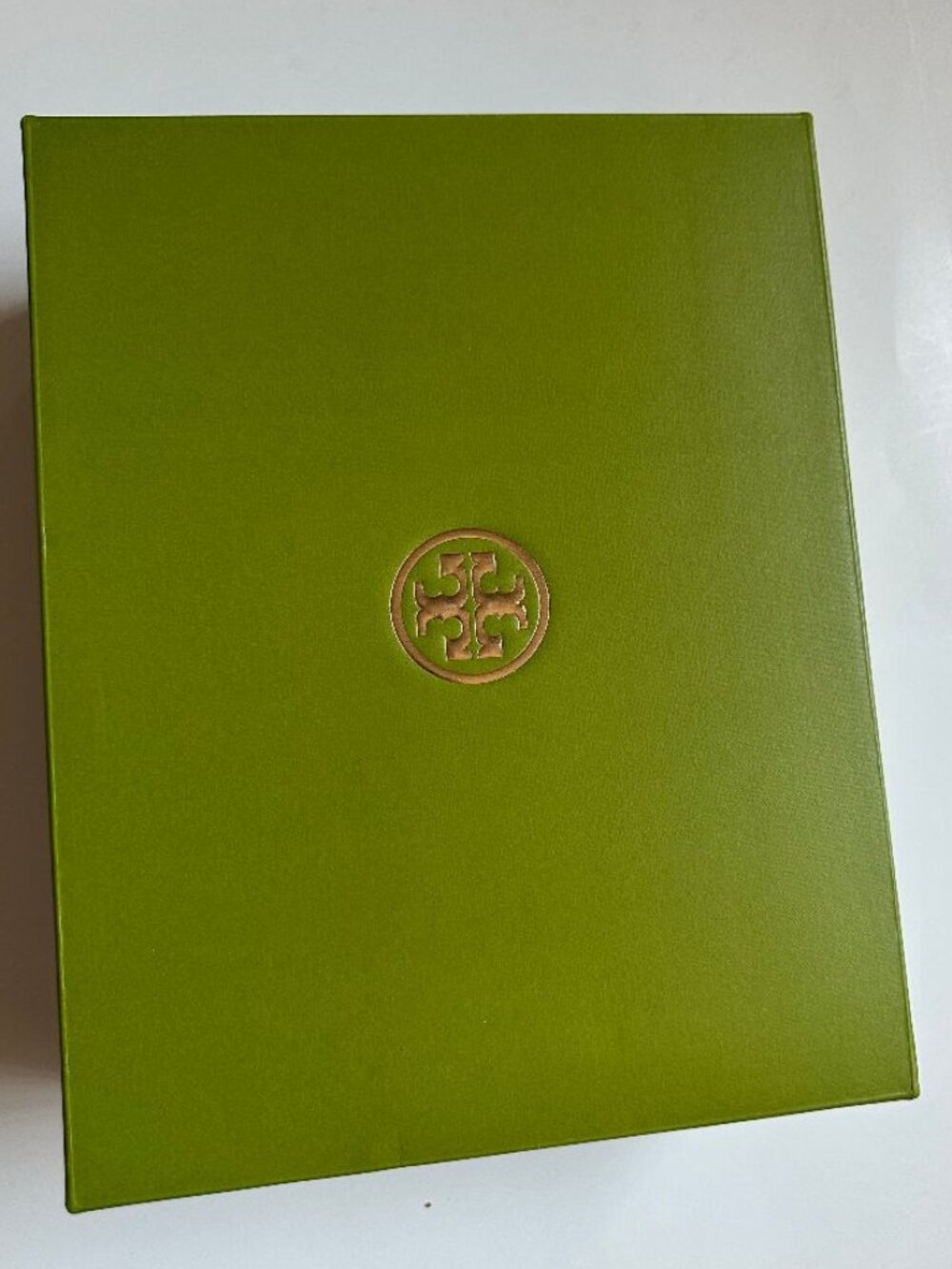 NEW TORY BURCH LARGE SHOE BOX STORAGE AND LACES 13" x 10" x 4.5"